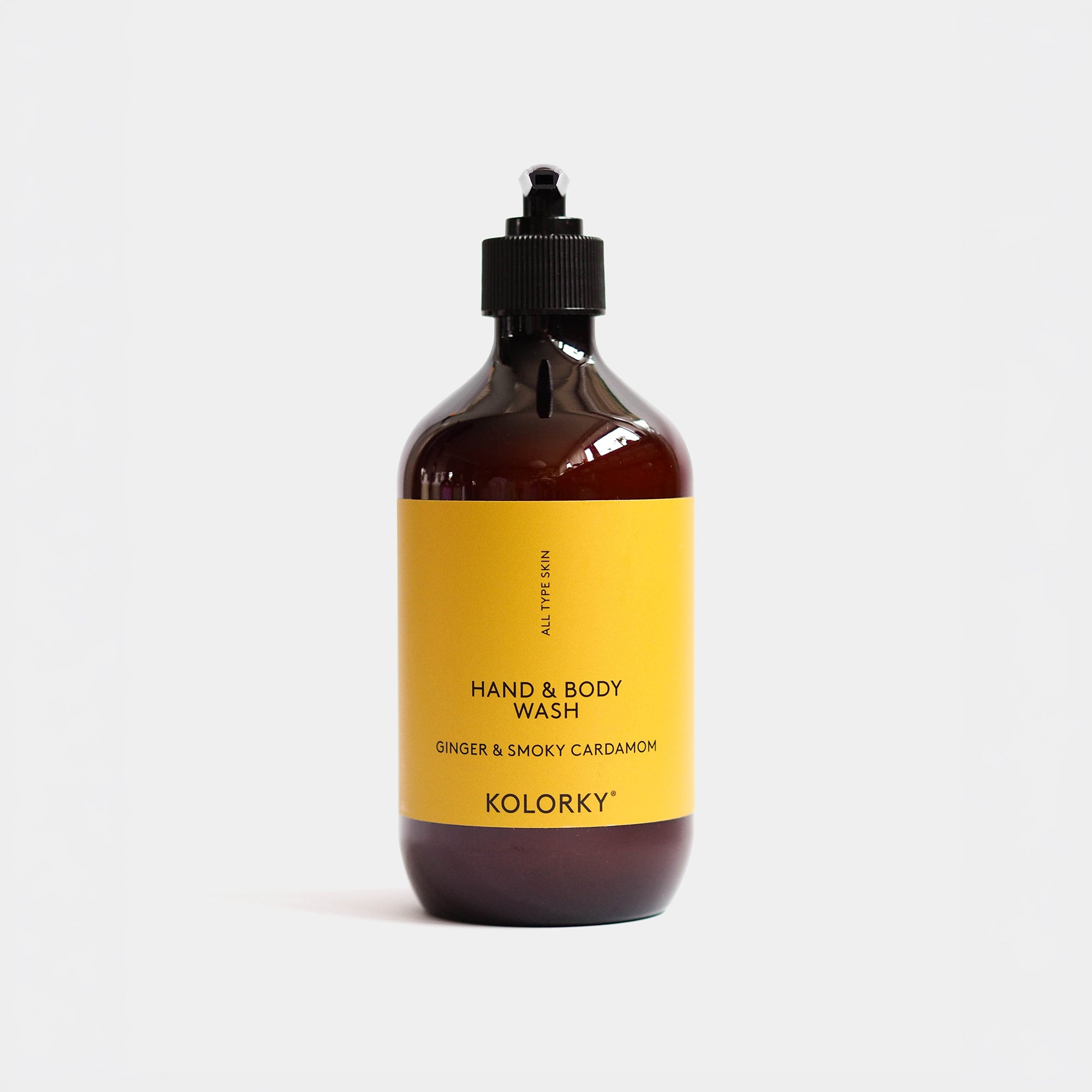 HAND & BODY WASH, Ginger & Smoky Cardamom, 490 ml