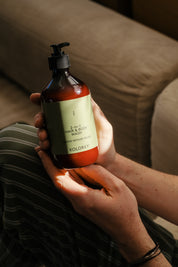 2-in-1 HAIR & BODY WASH, Green Vetiver Wood, 490 ml